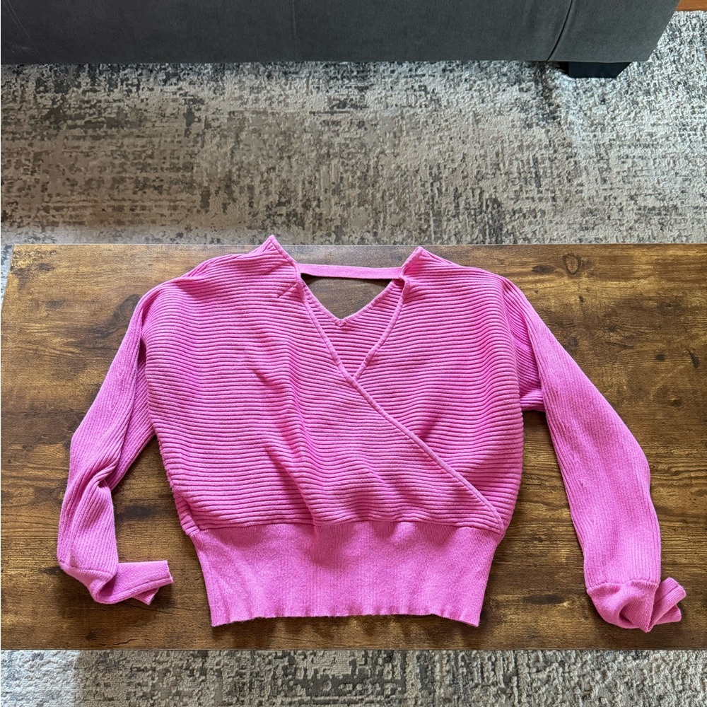 Pink sweater